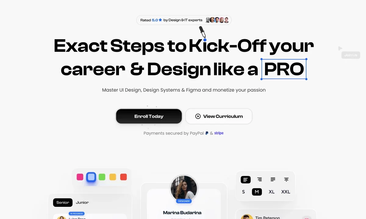 UI Design & Systems Course