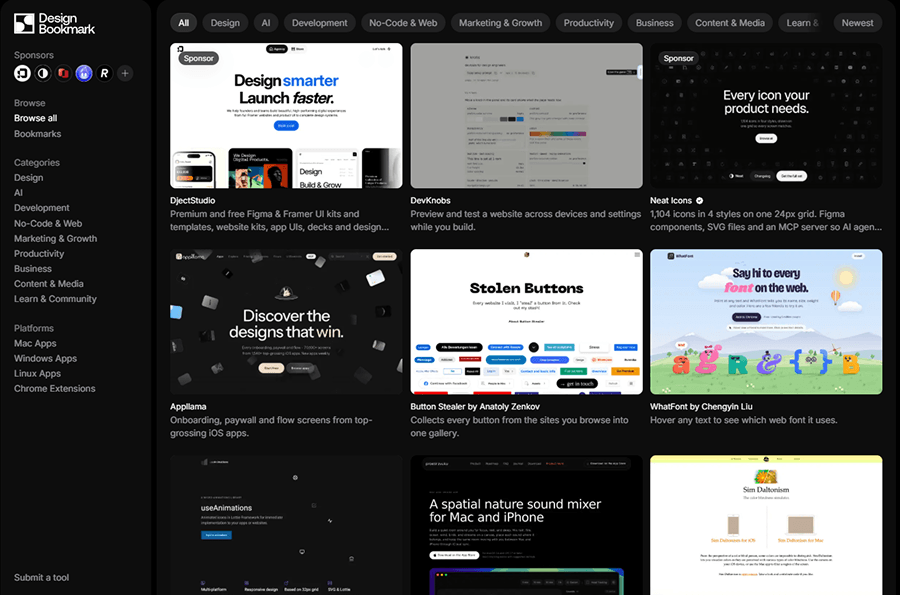 DesignBookmark - Directory