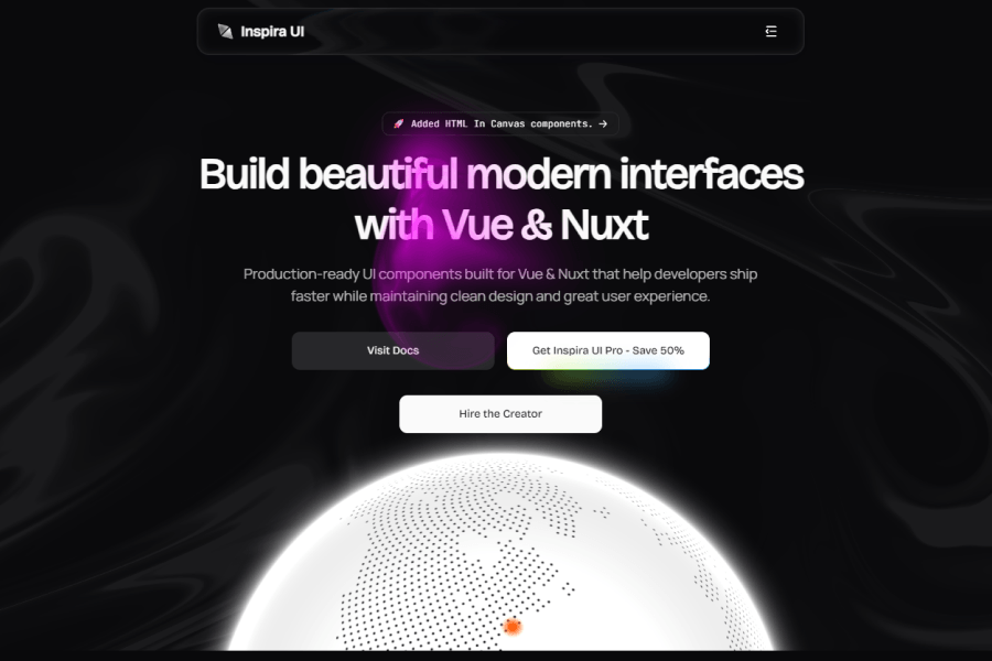 Inspira UI - Animated Vue UI