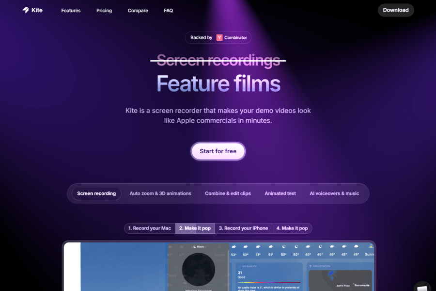 Kite - Demo Video Recorder