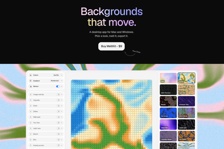 Meltkit - Background Maker