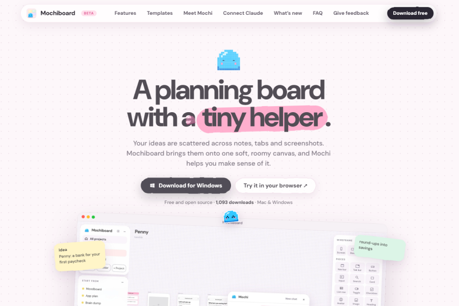 Mochiboard - Planning Canvas