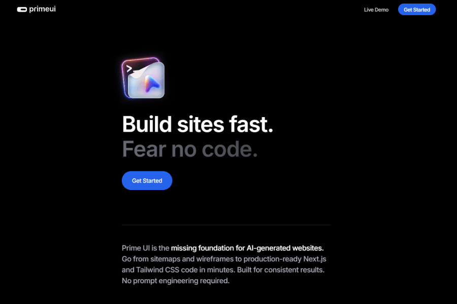 Prime UI - AI Site Builder