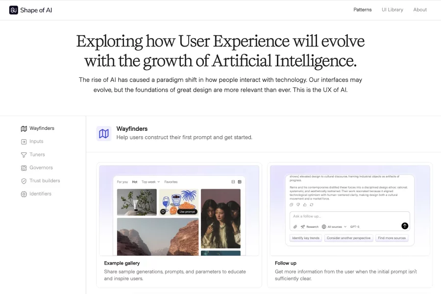Shape of AI