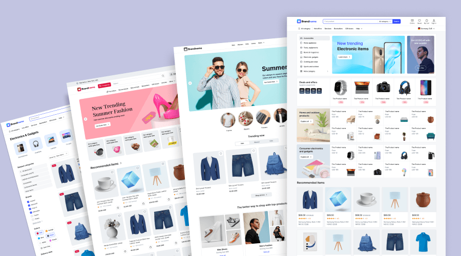 E-commerce UI Kit and templates [Figma] - screenshot ui