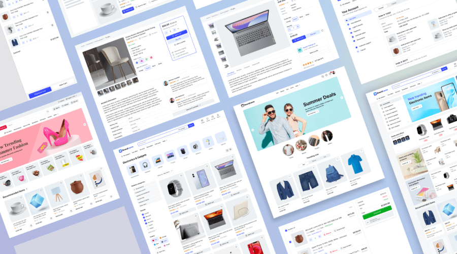 E-commerce UI Kit & Templates  (Design & Code) - screenshot ui