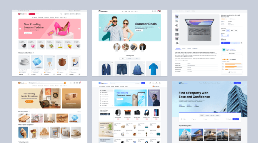 E-commerce UI Kit & Templates  (Design & Code) - screenshot ui